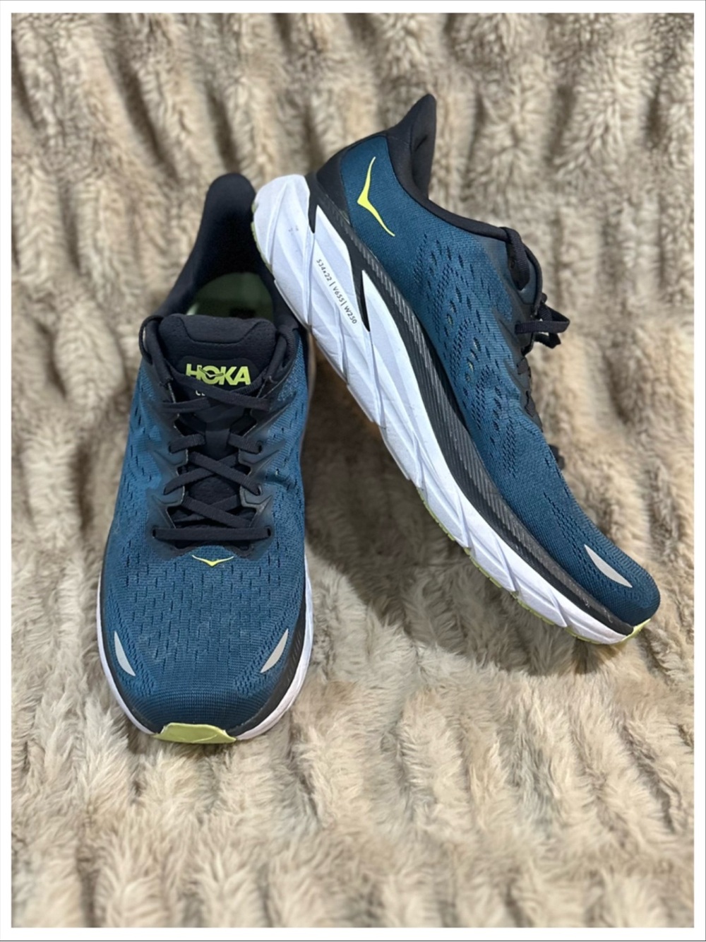 Hoka Clifton 8 Teal Sneakers~ Size 12D ~ Item #SN509